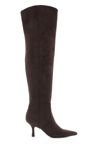 Theia Boots | Dark Cacao Suede | Billini