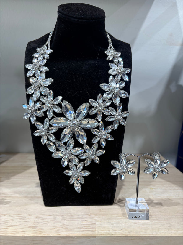 The Empress Earrings | Clear | Zoe & Chloe & Co
