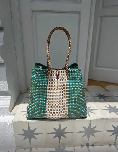 Evgenia Carry All | Aquamarine | MsHLifestyle Resort-Wear