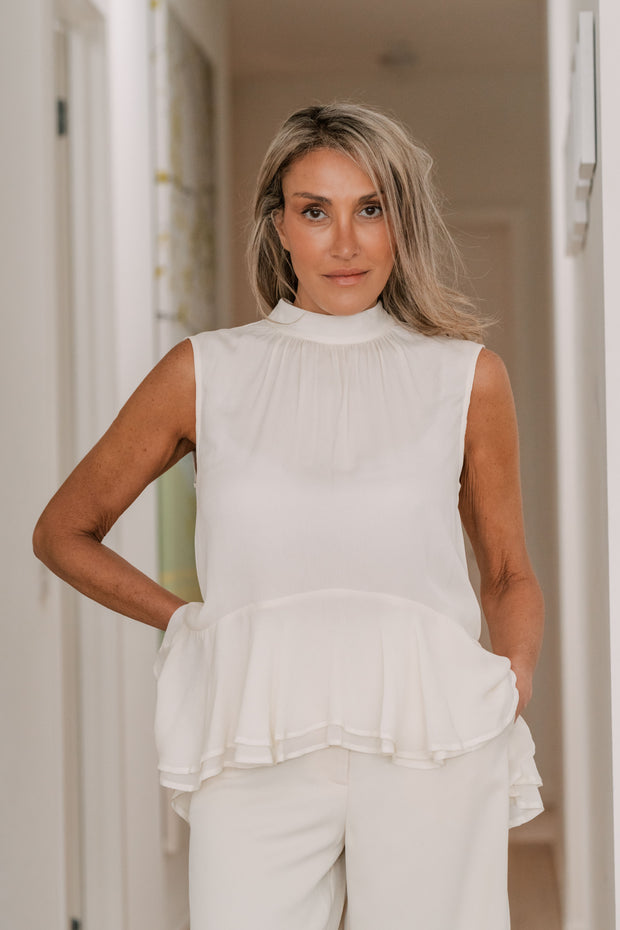 SANCTUARY BLOUSE | IVORY | ESMAEE