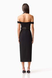 Ruby Midi Dress | Black | ELLIATT