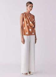 Penny Top | Toffee Spot | ESMAEE