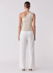 GOLDEN HOUR TOP | LIGHT GOLD | ESMAEE