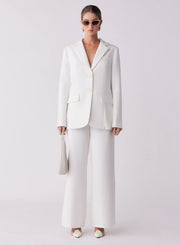 OCEANIC BLAZER | WHITE | ESMAEE