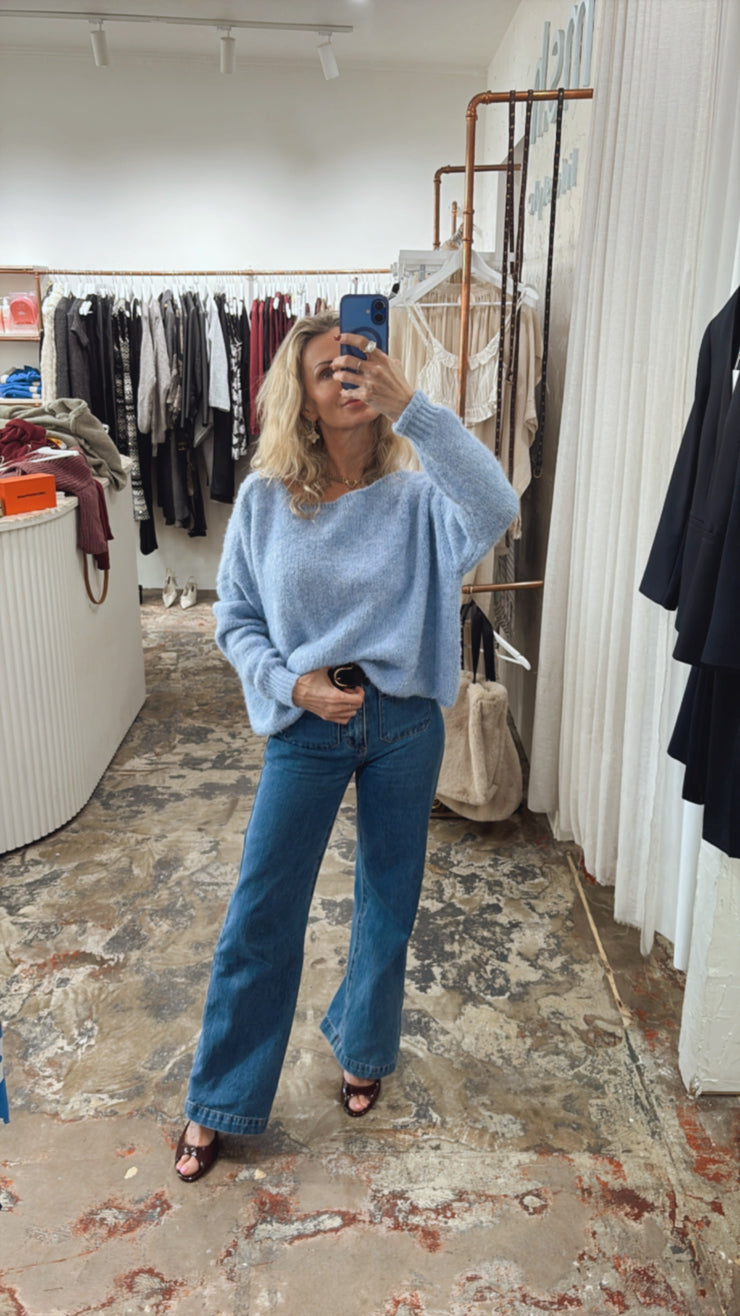 Bonnie Knit | Sky Blue