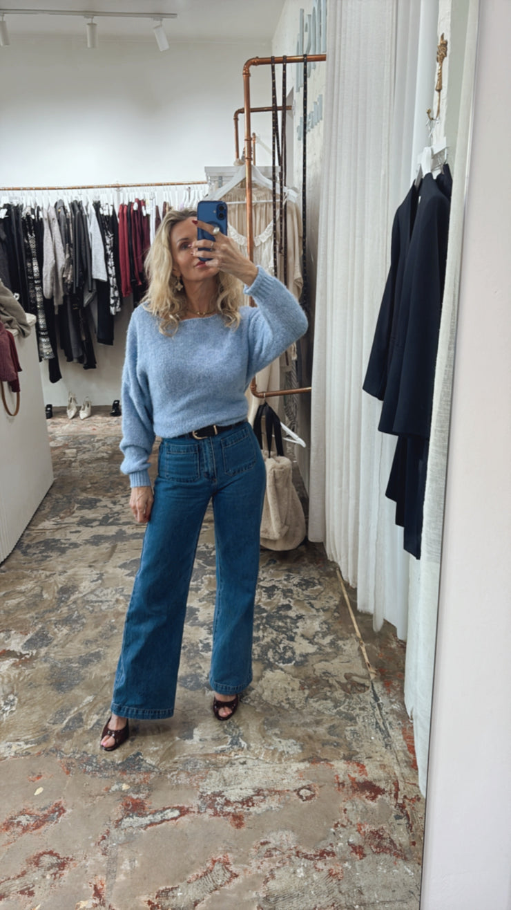 Bonnie Knit | Sky Blue