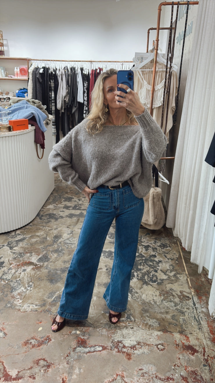 Bonnie Knit | Silver Grey