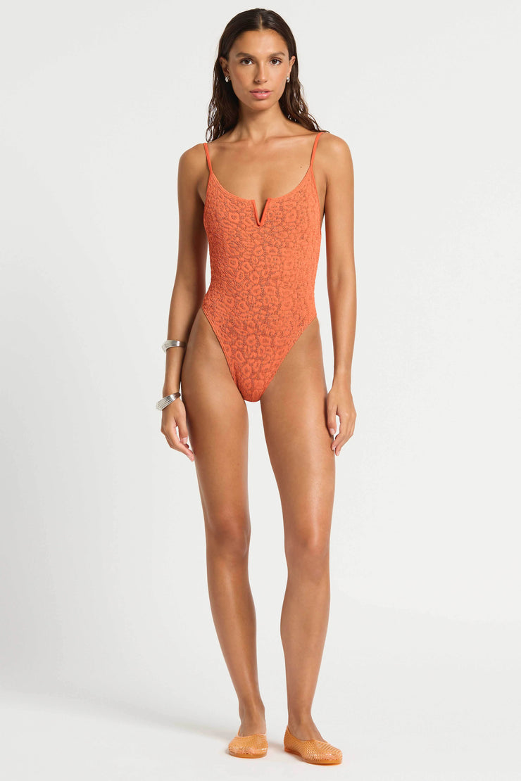 Nora One Piece | Amber Leopard | Bond Eye