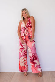 KAELI TIE FRONT HALTER TOP | KAELI BERRY | RUNAWAY THE LABEL