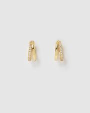 WINNIE GOLD HUGGIE EARRINGS | ARMS OF EVE
