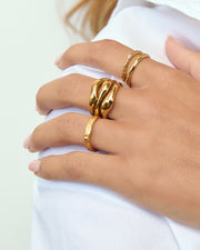 EMPEROR GOLD STACKING RING | ARMS OF EVE