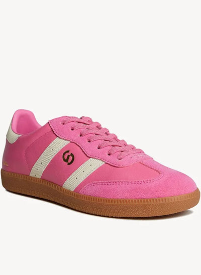 Giselle Canvas Sneakers | Pink Canvas |GOODSOLE