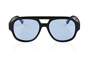 LE STYLE | GLOSS BLACK - BLUE LENS | OSCAR X FRANK