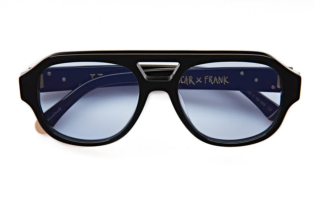 LE STYLE | GLOSS BLACK - BLUE LENS | OSCAR X FRANK
