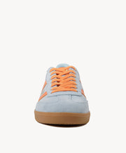 Giselle Suede Sneakers| Pale Blue/Orange Suede | GOODSOLE