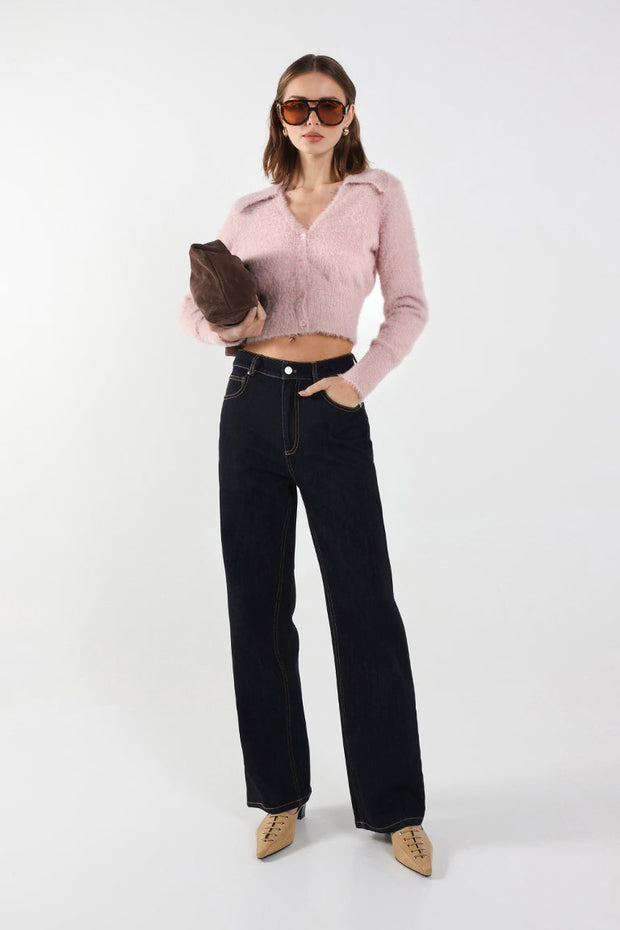 Lucy Knit Cardigan | Dusty Pink | Madison’s
