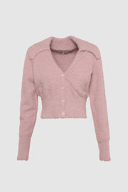 Lucy Knit Cardigan | Dusty Pink | Madison’s