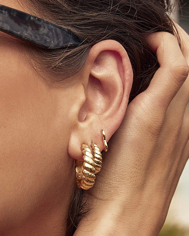 TILLY GOLD HOOP EARRINGS | ARMS OF EVE