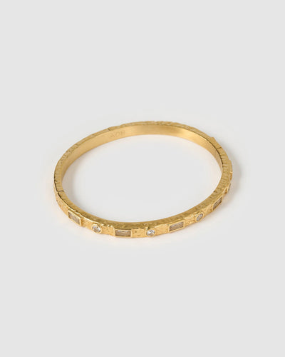 MELROSE GOLD CUFF BRACELET | STONE | ARMS OF EVE