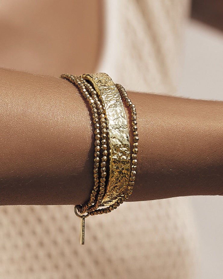 BIRDIE GOLD BRACELET | ARMS OF EVE