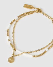 COBRA GOLD BRACELET | VANILLA | ARMS OF EVE