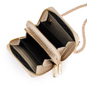 ELTON MESH CROSS BODY BAG | GOLD | OLGA BERG
