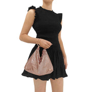 SHAR MESH CONVERTIBLE BAG | GOLD | OLGA BERG