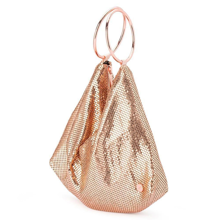 SHAR MESH CONVERTIBLE BAG | GOLD | OLGA BERG