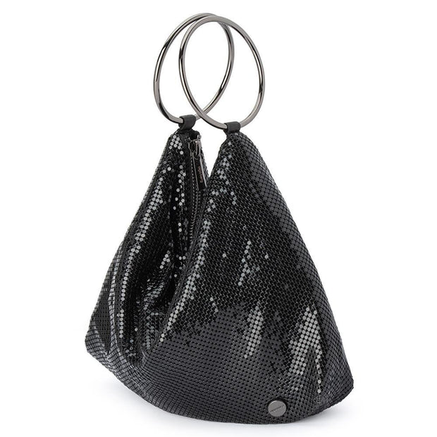 SHAR MESH CONVERTIBLE BAG |BLACK | OLGA BERG