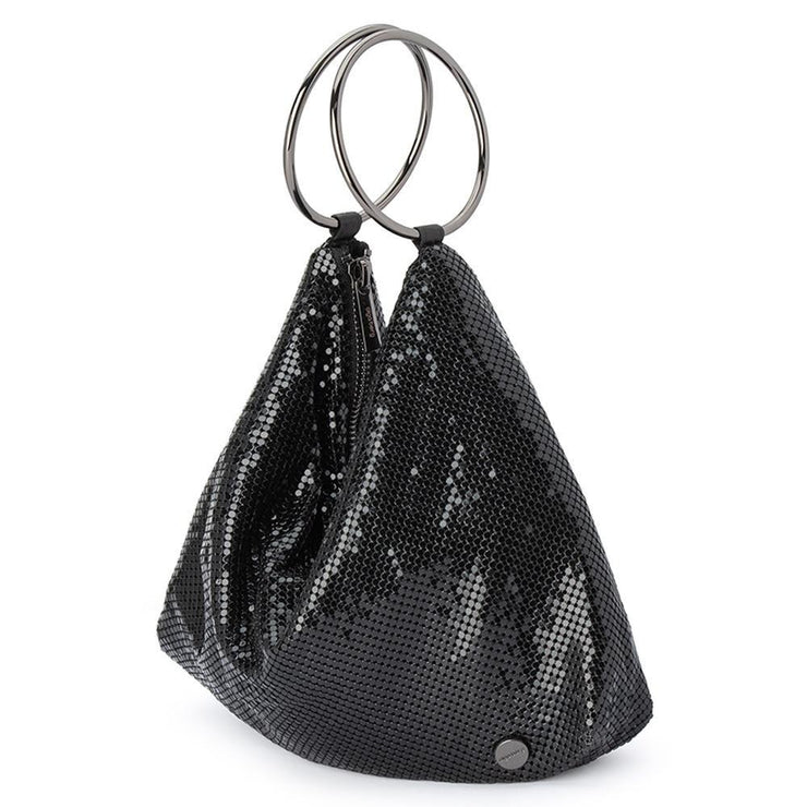 SHAR MESH CONVERTIBLE BAG |BLACK | OLGA BERG
