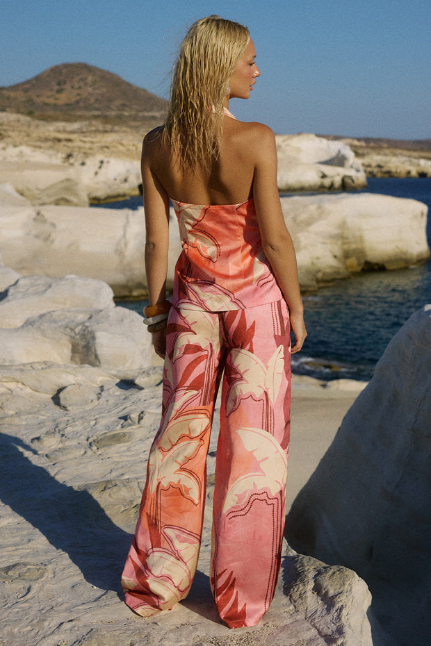 KAELI TIE FRONT HALTER TOP | KAELI BERRY | RUNAWAY THE LABEL