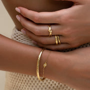 Evil Eye Gold Bracelet | ARMS OF EVE