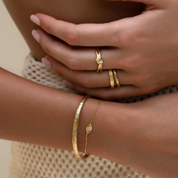 Evil Eye Gold Bracelet | ARMS OF EVE