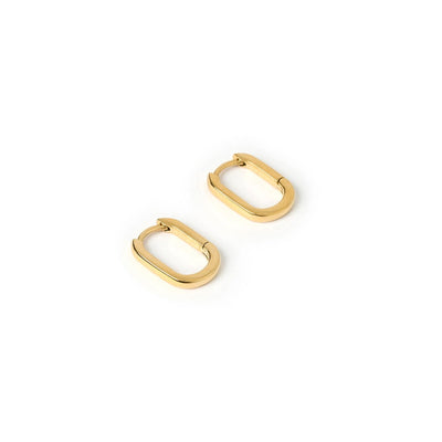 Link-Up Gold Hoop Huggies | Small | Arms Of Eve