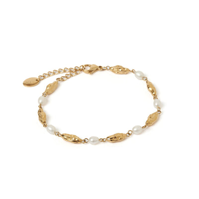 Mimi Pearl and Gold Bracelet