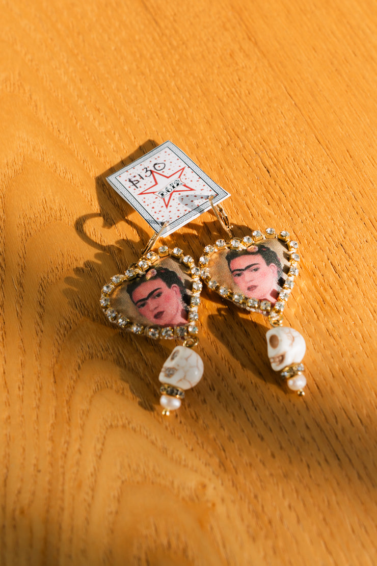 B612 | Frida Skull Earrings
