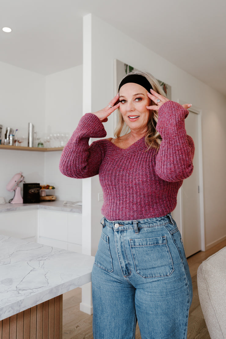 Etta Knit | Merlot
