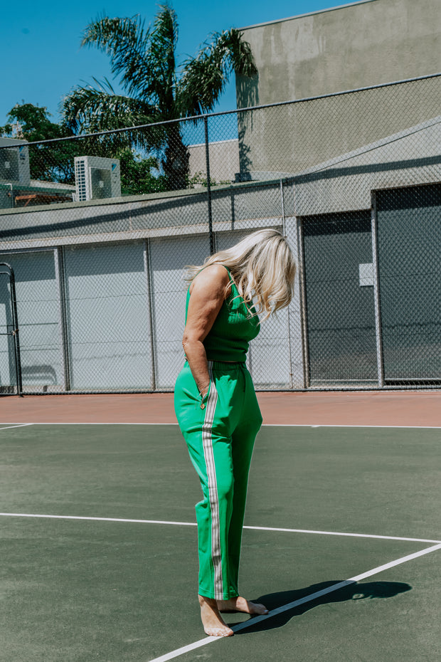 PANAREA TRACKPANTS | GREEN | JASMINE ALEXA