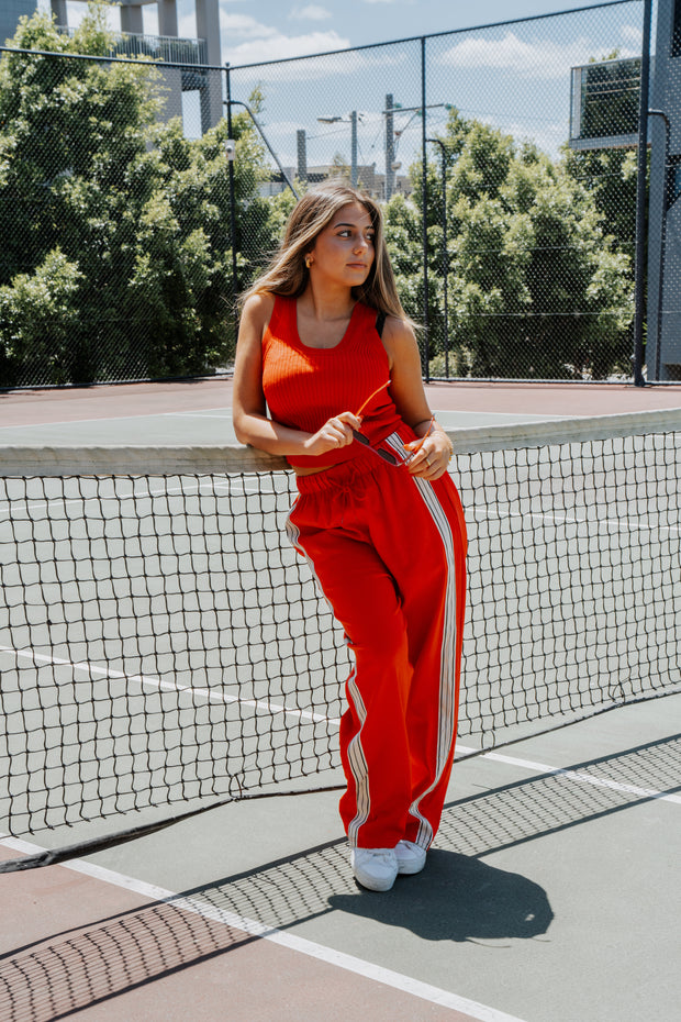 PANAREA TRACKSUIT | RED | JASMINE ALEXA