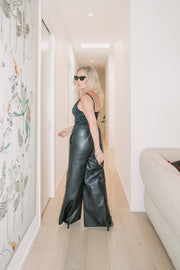 DETROIT LEATHER PANTS | BLACK | DEA