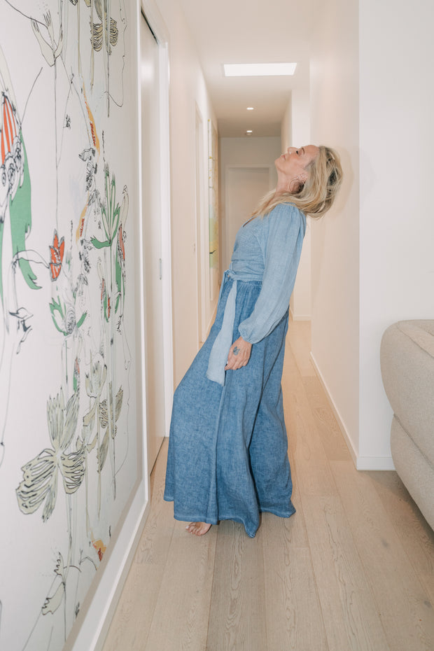 FARRAH WRAP TOP | WEDGEWOOD | MS.H LIFESTYLE RESORT