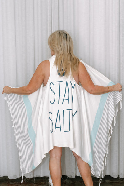 PAREO VEST - STAY SALTY | CLEO GATZELI