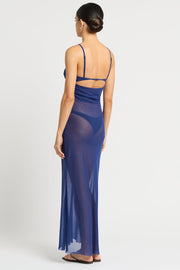 CINDY RING MAXI DRESS| MIDNIGHT MESH | BONDl-EYE SWIM
