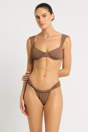 GEORGIA BALCONETTE| COCOA BUTTER | BONDl-EYE SWIM