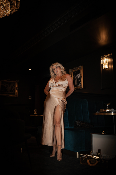 Junia Dress - Gold | ELLIATT