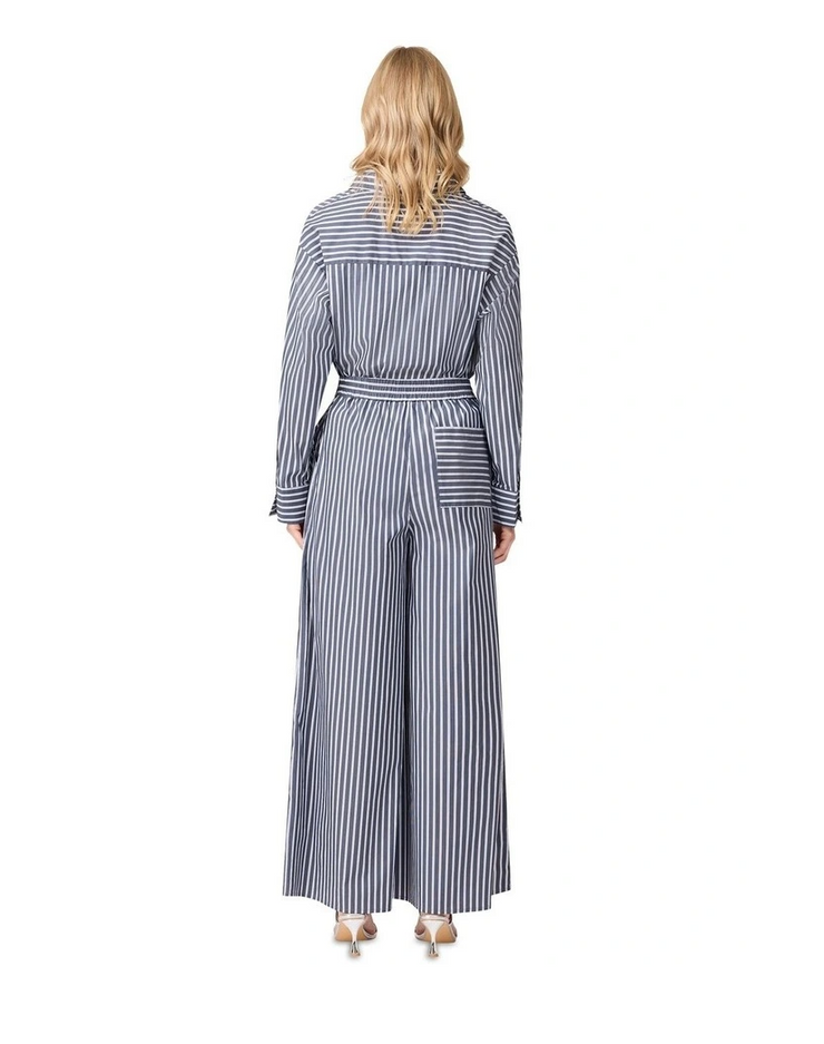 MARCY NAVY STRIPE PANT | CURAAE