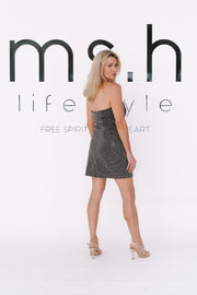 MAIA PARTY DRESS - BLACKSILVER | ELLIATT