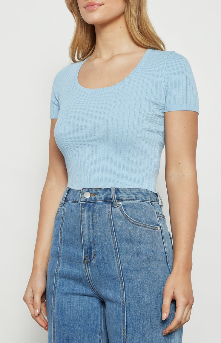 Margot Top | Sky Blue