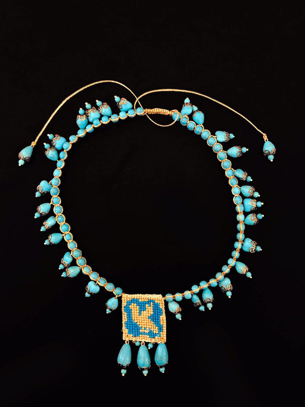 B612 Greek traditional Bird Necklace