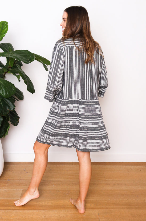 Thalia Smock Top / Dress Stripe